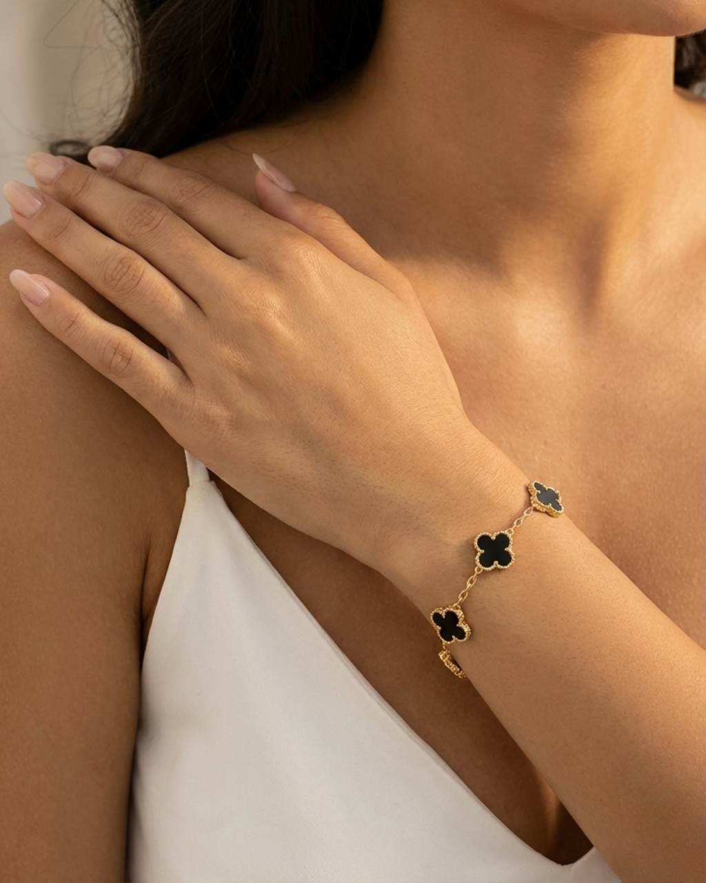 Rich Girl Clover Bracelet