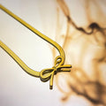 Snake Bow Necklace