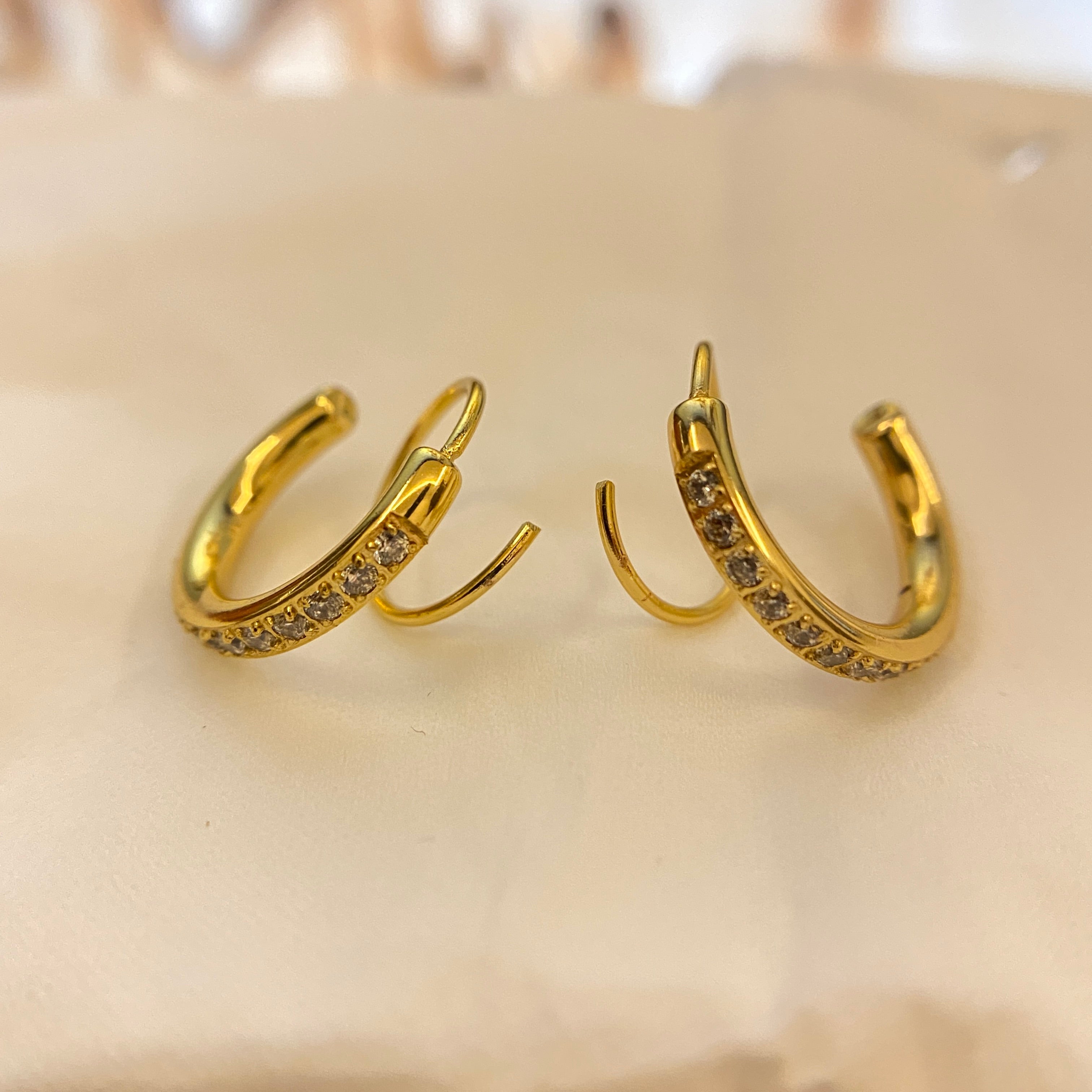 Double Hoop Earrings