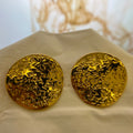 Sculpt Coin Earrings